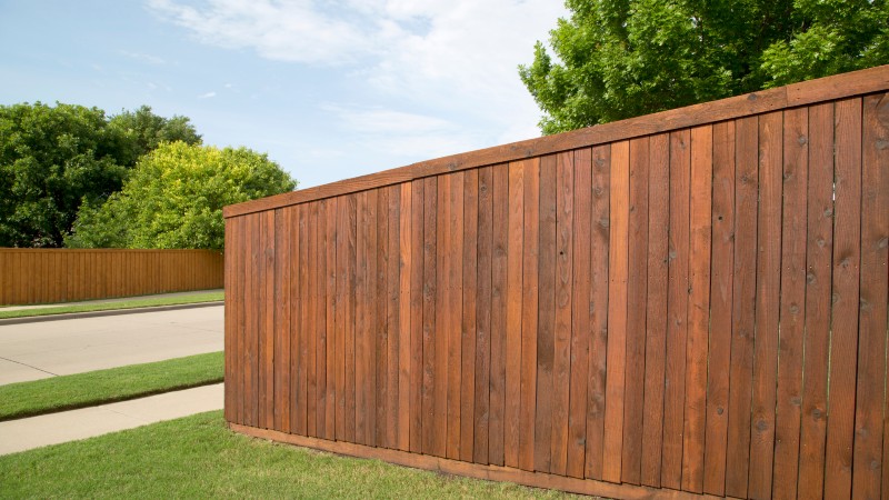 Solid Timber Fence